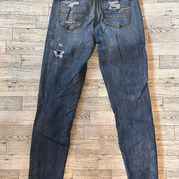 American Eagle Next Level Stretch Curvy Hi Rise Jegging Distressed Women 0 Reg - Picture 6 of 14